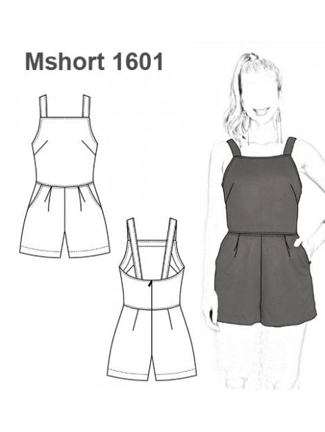 MONO ENTERITO CORTO SHORT MUJER