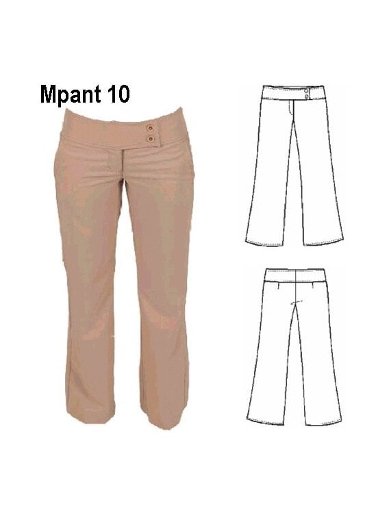 PANTALON ELASTICADO MUJER 0910