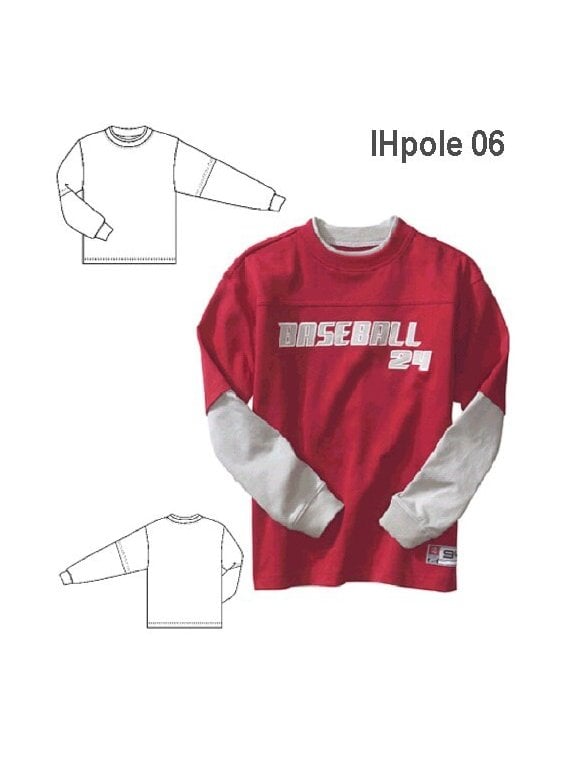 POLERA DOBLE MANGA NIÑO