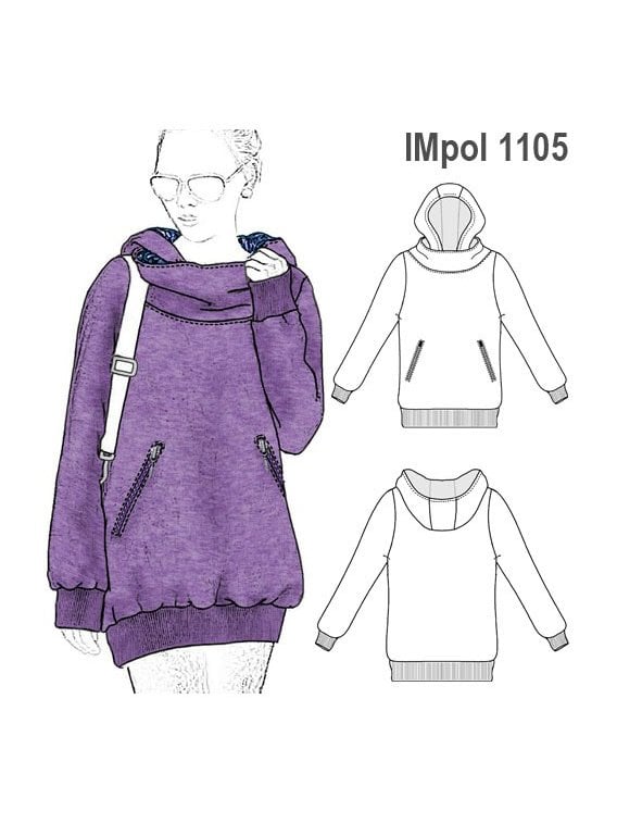 POLERON OVERSIZE NIÑA 1105