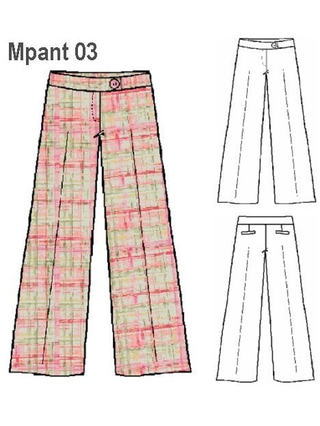 PANTALON CLASICO MUJER 0903