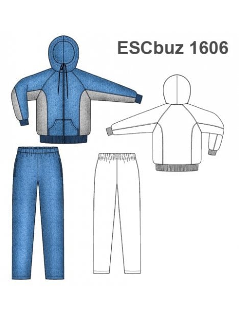 MOLDE: BUZO ESCOLAR 1606