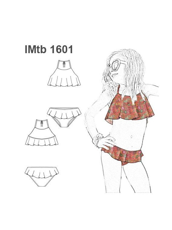 TRAJE DE BAÑO BIKINI NIÑA 1601