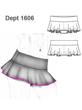 DEPORTE FALDA POLE DANCE 1606