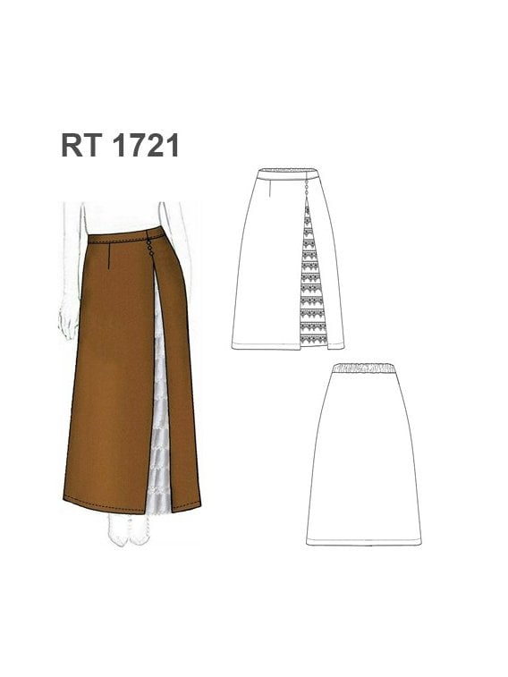 FALDA HUASA ELEGANTE RT 1721