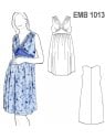 VESTIDO SIN MANGAS MATERNAL, FORRO INTER