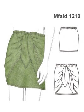 MINI FALDA NUDO DELANTERO