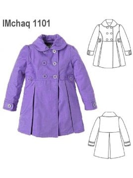 ABRIGO TABLAS NIÑA, FORRO INTERIOR