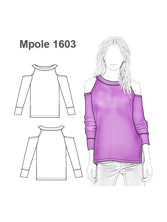 MOLDES PATRONES POLERA REMERA MANGA LARG