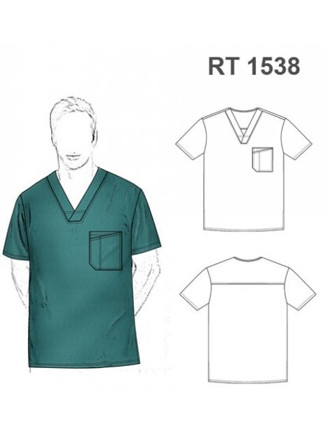 CAMISA MEDICO RT 1538