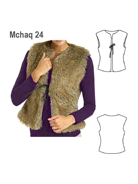 CHAQUETA PIEL MUJER, AMARRA DE CUERO 