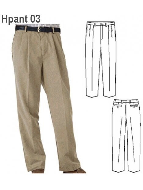 PANTALON CLASICO HOMBRE, PINZAS DELANTER