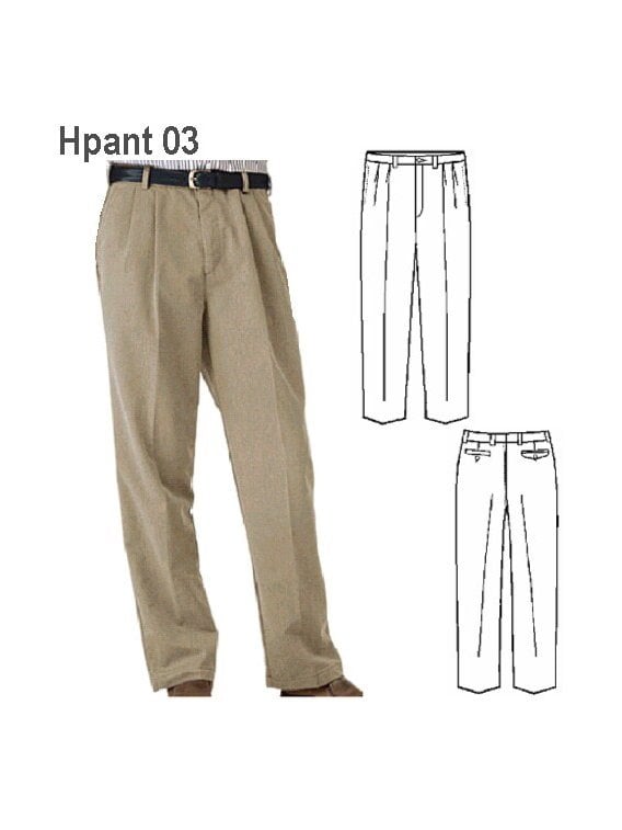 PANTALON CLASICO HOMBRE, PINZAS DELANTER