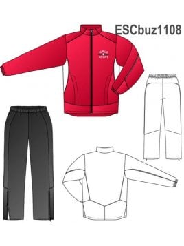 BUZO CORTES MUJER, CIERRE DELANTERO SEPA