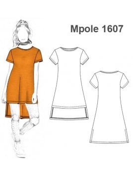 POLERA REMERA LARGA MUJER