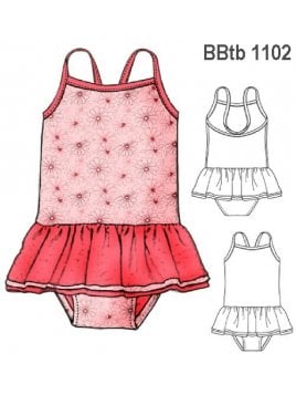 TRAJE DE BAÑO BEBE 1102