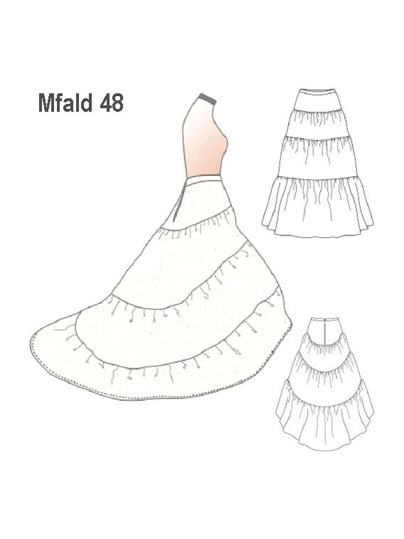 FALSO NOVIA CON COLA, BOTON ESPALDA, REB