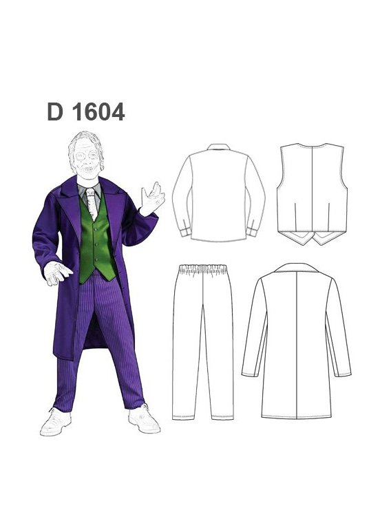 DISFRAZ PERSONAJE PELICULA 1604