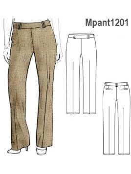 PANTALON CLASICO MUJER 1201