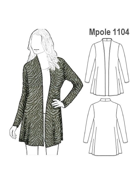 POLERA TIPO TAPADO MUJER, MODELO SIMPLE