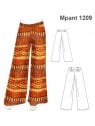 PANTALON PIERNA ANCHA MUJER 1209