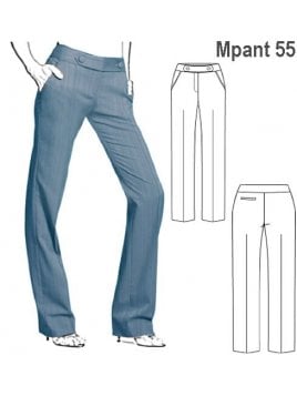 PANTALON CLASICO MUJER 0955