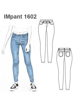 PANTALON JEANS NIÑA 1602