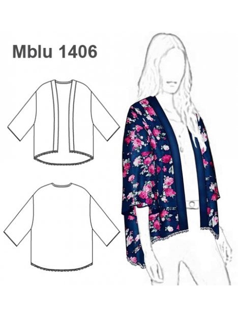 BLUSA KIMONO MUJER