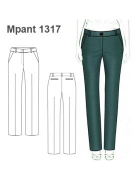 PANTALON CLASICO MUJER 1317
