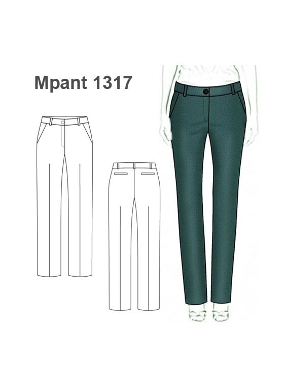 PANTALON CLASICO MUJER 1317