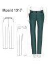 PANTALON CLASICO MUJER 1317