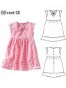 VESTIDO BEBE, ABOTONADURA ESPALDA
