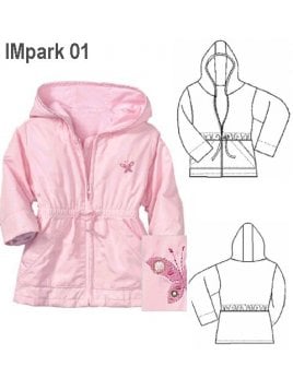 PARKA CAPUCHON NIÑA, 