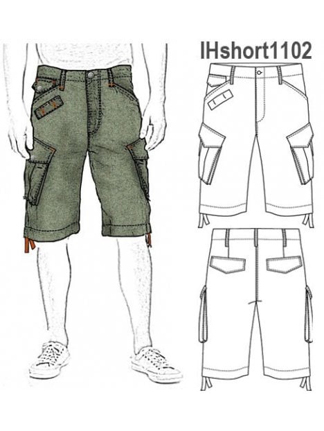 BERMUDA MILITAR NIÑO