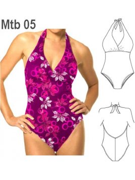 TRAJE DE BAÑO ENTERO MUJER 0905