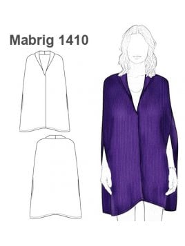 ABRIGO TAPADO MANGA OJAL MUJER