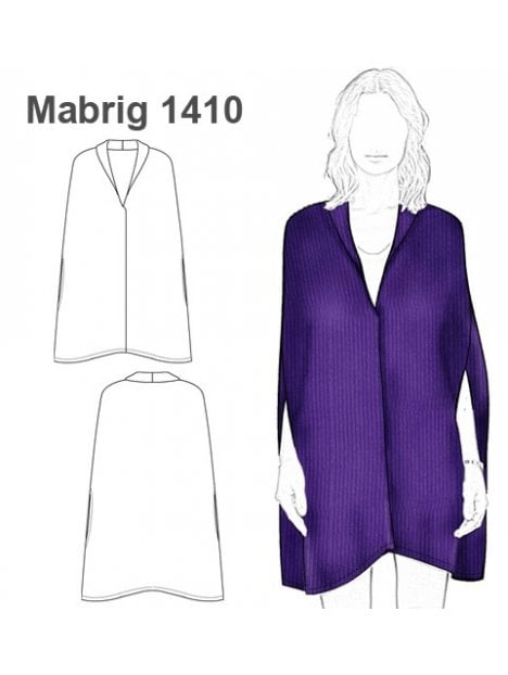 ABRIGO TAPADO MANGA OJAL MUJER