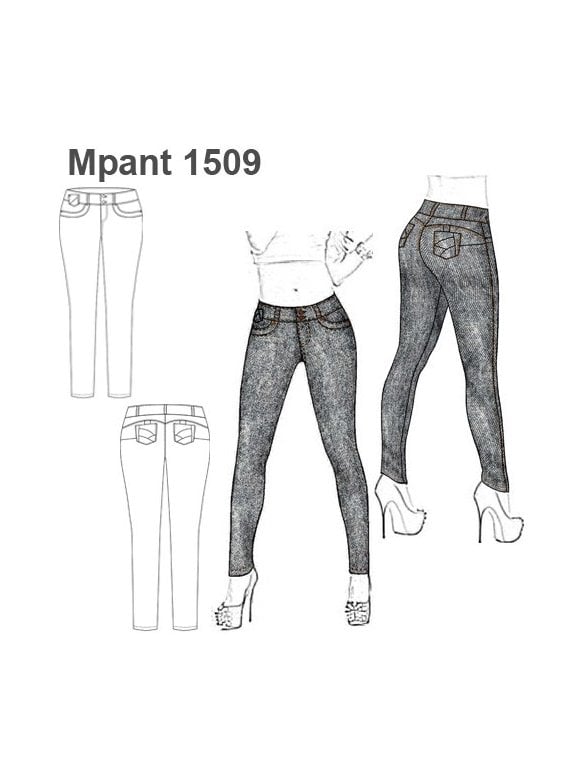 PANTALON  JEANS MUJER 1509
