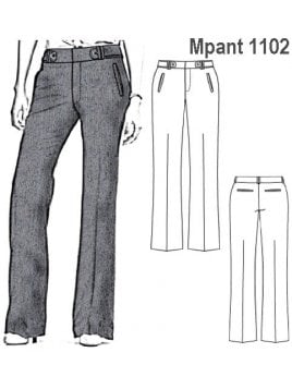 PANTALON CLASICO MUJER 1102