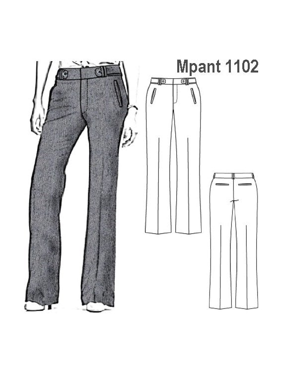 PANTALON CLASICO MUJER 1102