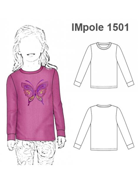 POLERA REMERA BASICA NIíïA NENA