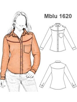 BLUSA CAMISA SLIM FIT MUJER