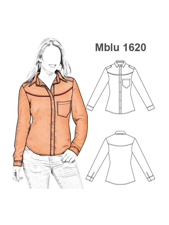 BLUSA CAMISA SLIM FIT MUJER