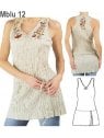 BLUSA BAMBULA MUJER, SIN MANGAS, MODELO