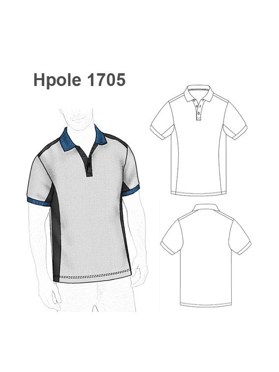 POLERA REMERA CUELLO POLO BASICA CORTES