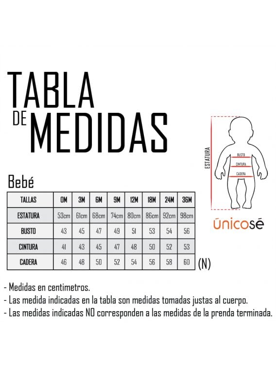 VESTIDO CLASICO BEBE