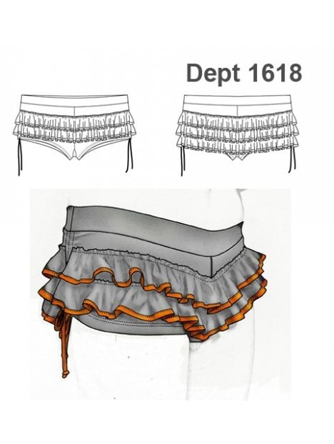 DEPORTE FALDA POLE DANCE 1618