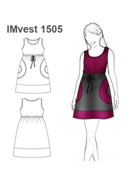 VESTIDO EVASE NIÑA 1505