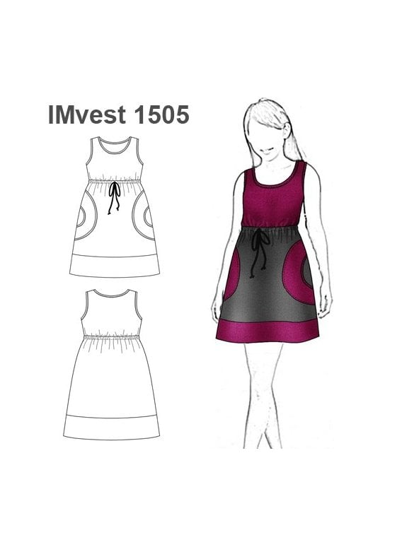 VESTIDO EVASE NIÑA 1505