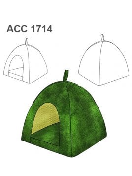 CAMA IGLU PARA MASCOTAS DE 50 x 50 cms